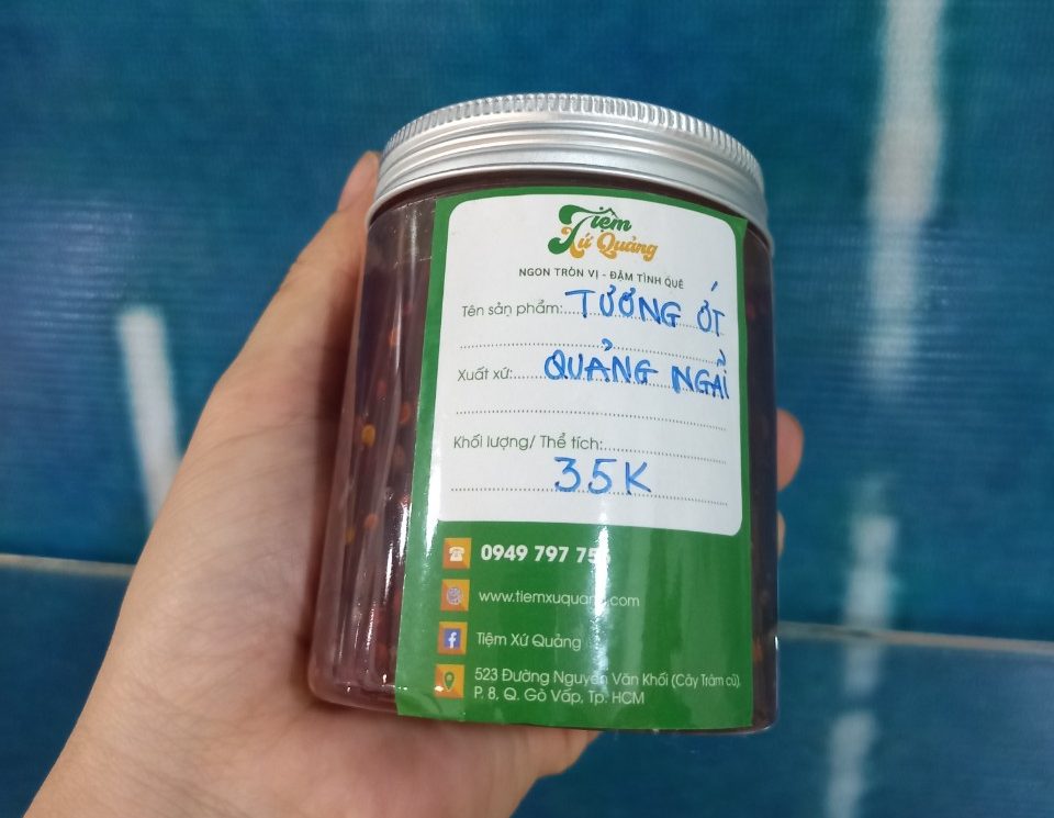 Tương ớt Quảng Ngãi
