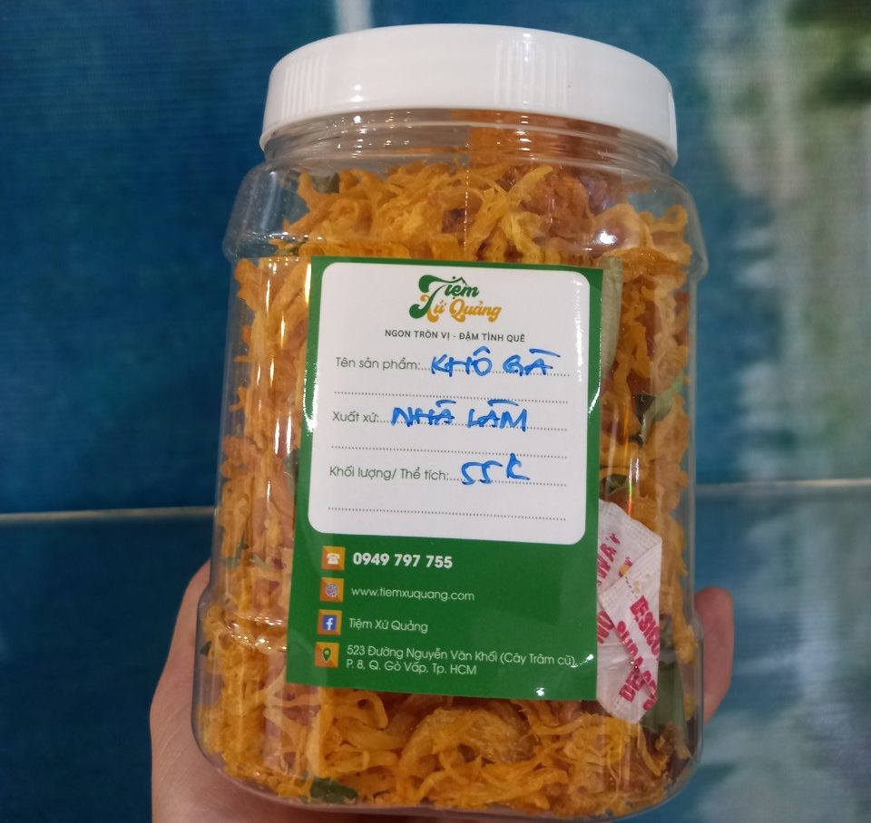 Khô gà nhà làm
